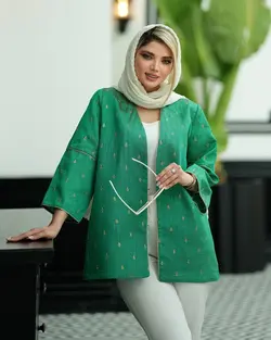 مانتو کوتاه گلدوزی عید