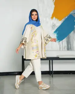 مانتو کتان مدل جانان