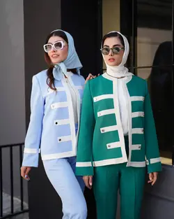 مانتو شلوار شیک عید