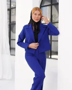 مانتو شلوار کرپ عیدانه