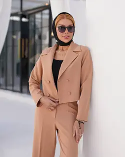 مانتو شلوار کرپ عیدانه