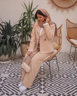 مانتو شلوار مدل لینا