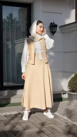 مانتو دامن مدل بامیکا