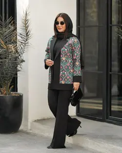 مانتو شلوار شیک عید