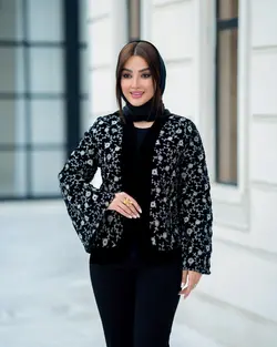 کت مخمل سوزن دوزی