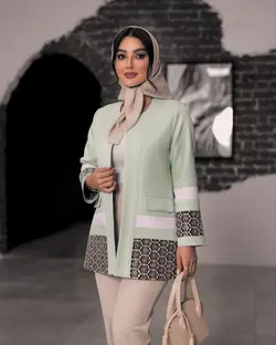 کت یقه گرد شیک