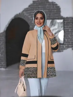 کت یقه گرد شیک