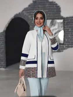 کت یقه گرد شیک