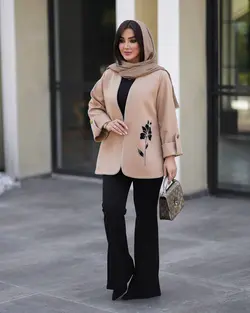 مدل کت مزونی طرح گل