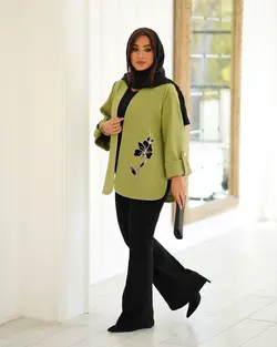 مدل کت مزونی طرح گل