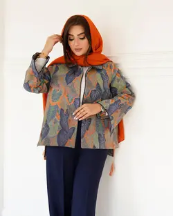 مانتو ژاکارد شیک عید