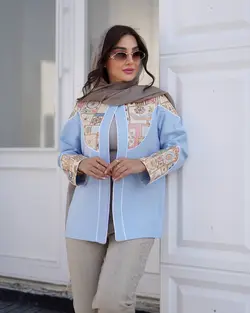 کت کتان لمه ترکیبی