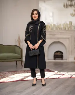 مانتو سایز بزرگ گلدوزی