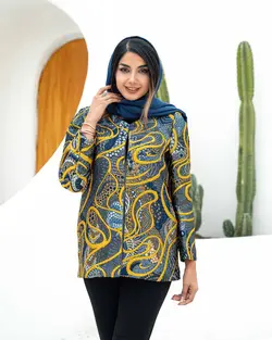 مانتو ژاکارد مولتی کالر