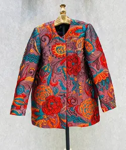 مانتو ژاکارد مولتی کالر