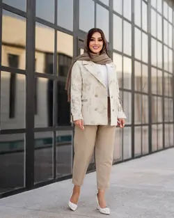 کت شلوار ژاکارد شیک