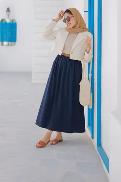 مانتو دامن مدل نیلای