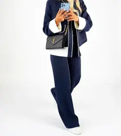 کت شلوار شیک کرپ