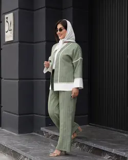 مانتو شلوار ژاکارد جدید