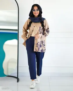 مانتو شلوار شیک طرحدار