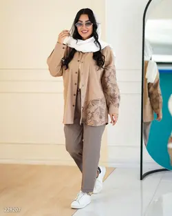 مانتو شلوار شیک طرحدار