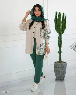 مانتو شلوار شیک طرحدار