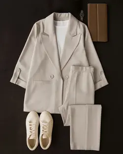 مدل مانتو شلوار اداری جدید1404