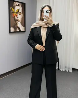 کت شلوار اداری کرپ