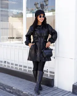 مدل مانتو چرمی 1404