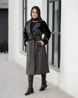 مانتو چرم مدل کوپر