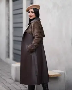 مانتو چرم مدل کوپر