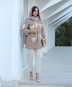 مانتو شیک کتی مخمل