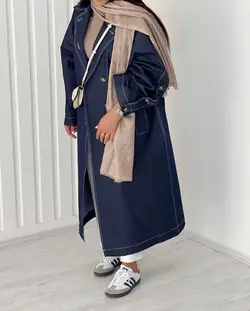 مانتو بلند جین