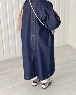 مانتو بلند جین