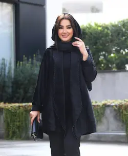 مانتو مخمل کتی شیک