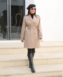 بارانی بلند زنانه 1404