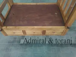 تخت خواب طرح مینا