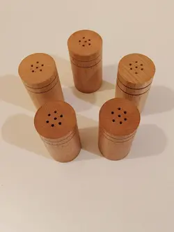 نمکدان چوبی مدل 5