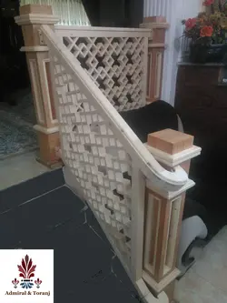 نرده چوبی