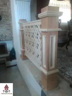 نرده چوبی