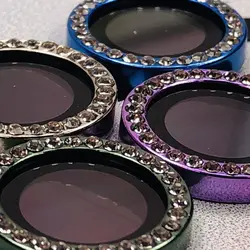 محافظ لنز رینگی نگین دار ایفون