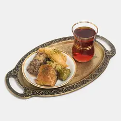 باقلوا ترکیبی یک ردیف مغز اعلا750گرم