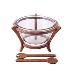 سالاد خوری چوبی سه پایه سایز 1 آسا مدل 4160