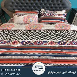 مشخصات، قیمت و خرید روتختی پلی کتان مدل گلیم | خوابیلو