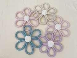 گل مکرومه ایی تک رنگ