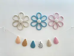 گل مکرومه ایی تک رنگ