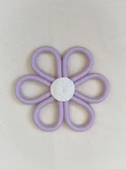 گل مکرومه ایی تک رنگ