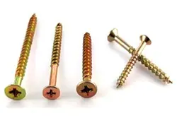 پیچ طلایی چهارسو 14*4 تعداد در بسته 12 قراص