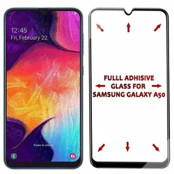 محافظ صفحه نمایش تمام چسب مناسب برای گوشی سامسونگ Galaxy A50