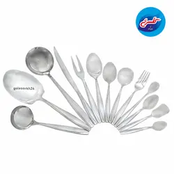 سرویس قاشق چنگال 152 پارچه لاله مات